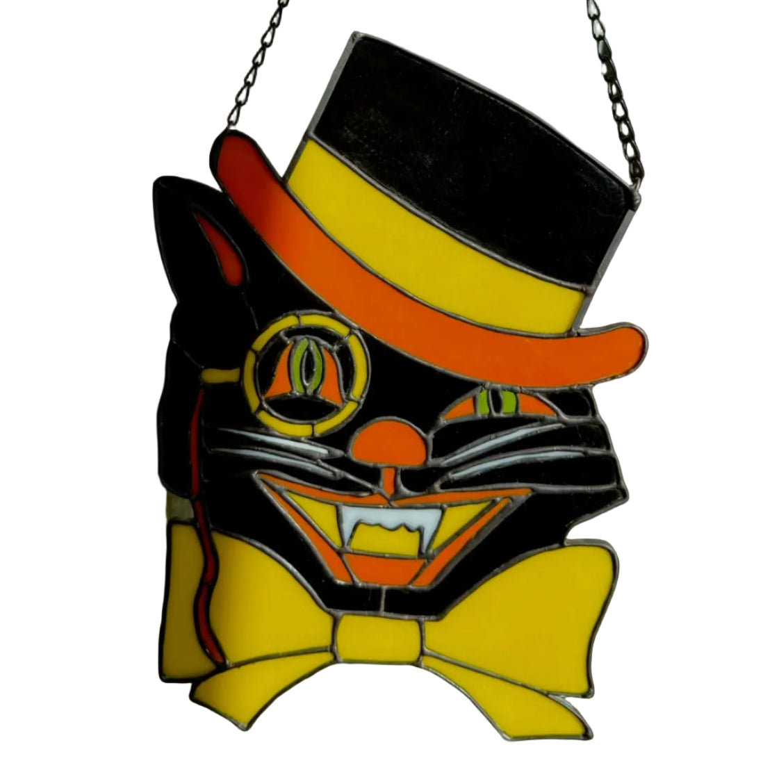 Vintage Halloween sophisticated cat - made to order