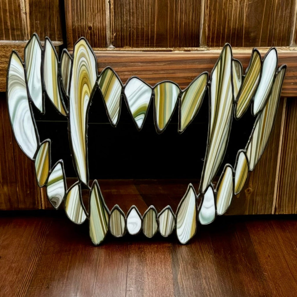 Classic fangs mirror - made to order