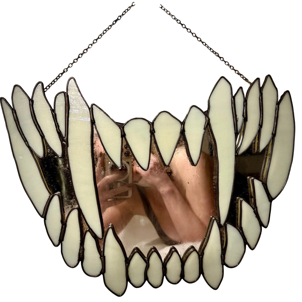 Classic fangs mirror - made to order