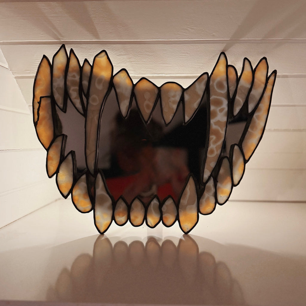 Classic fangs mirror - made to order
